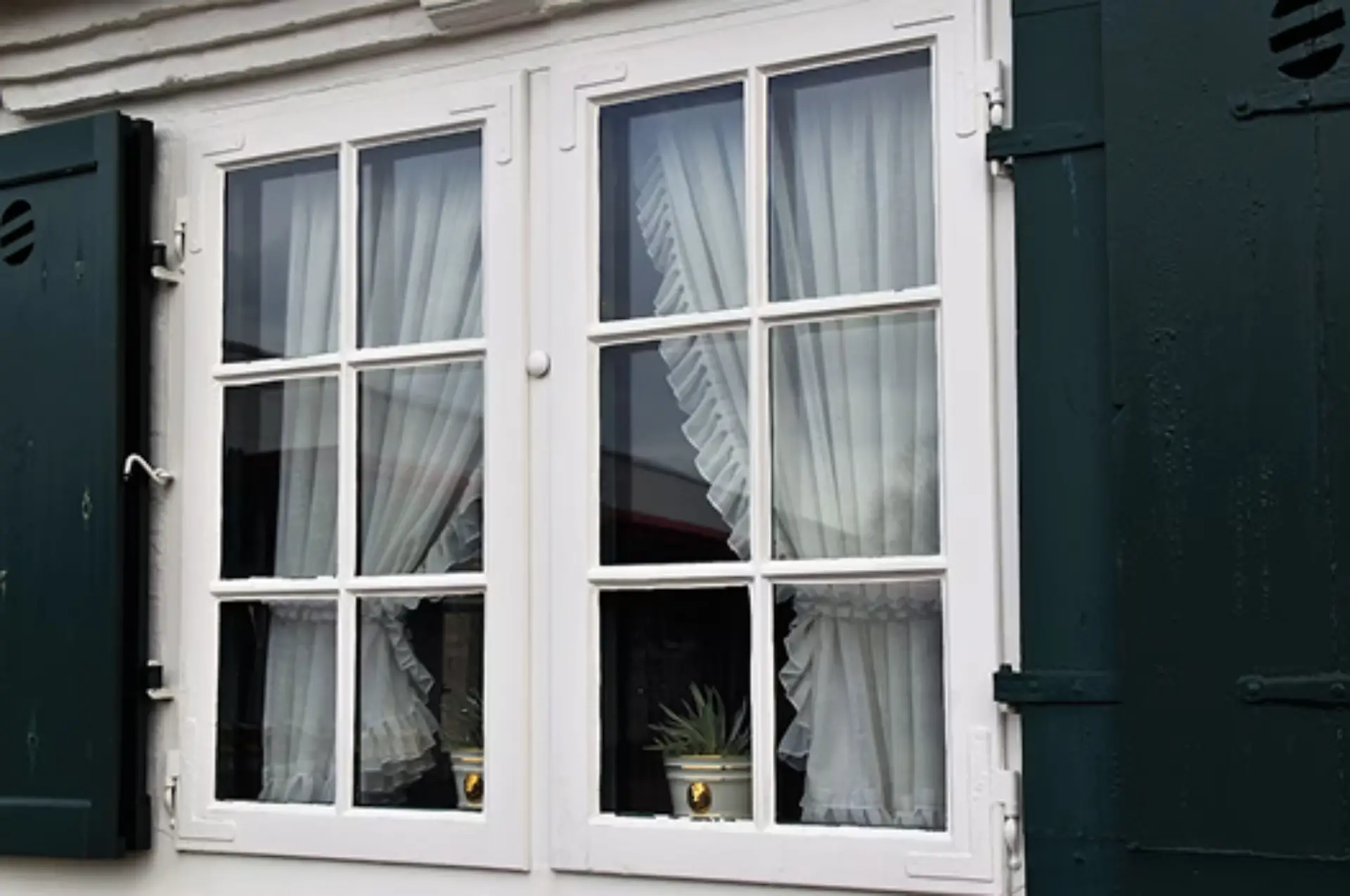 White residential house with large windows in Carlow, Ireland