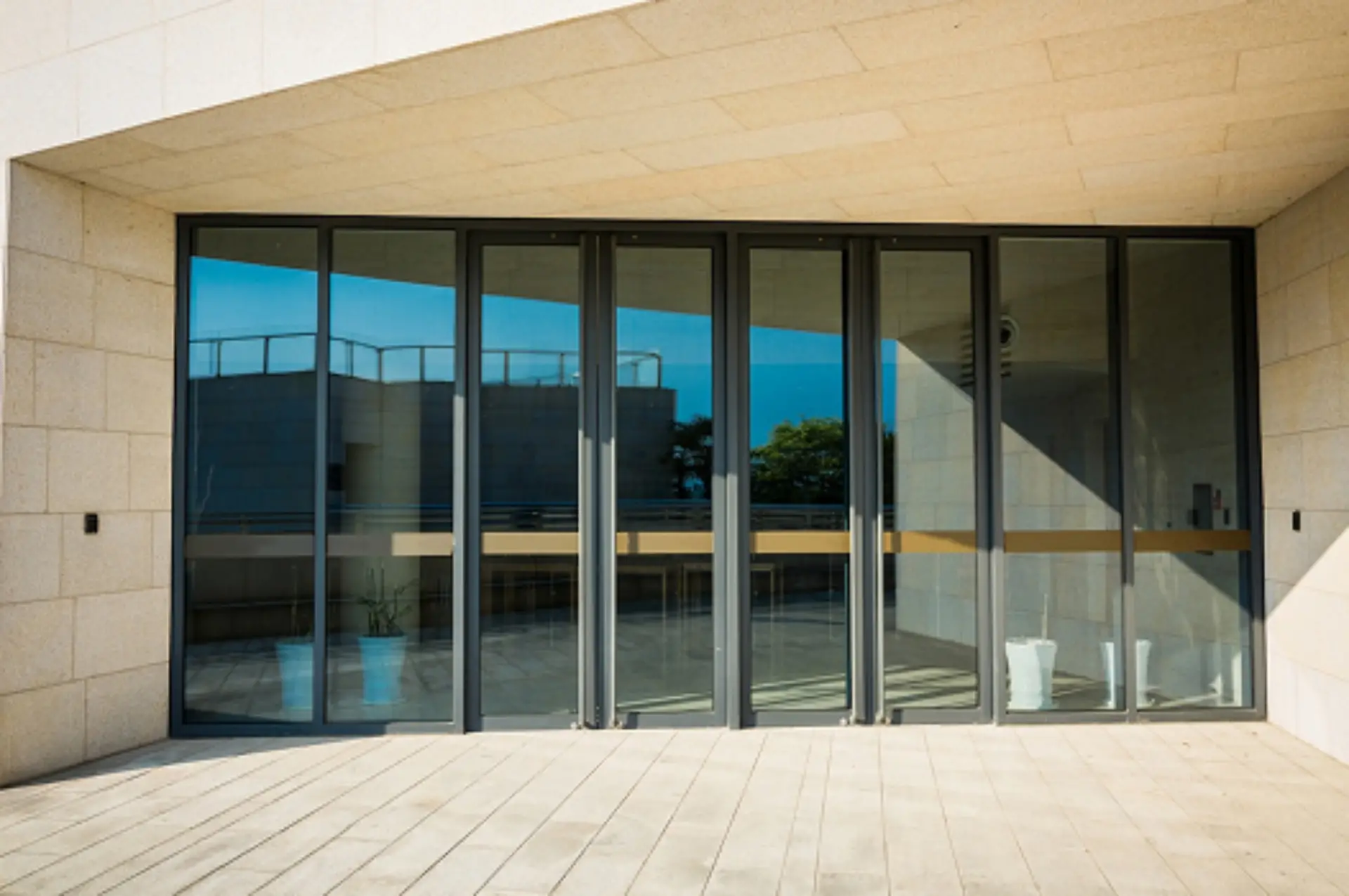 Modern commercial building with glass windows Carlow