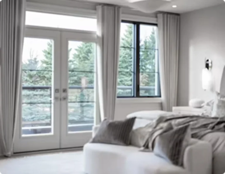Modern glass corridor with large windows Carlow